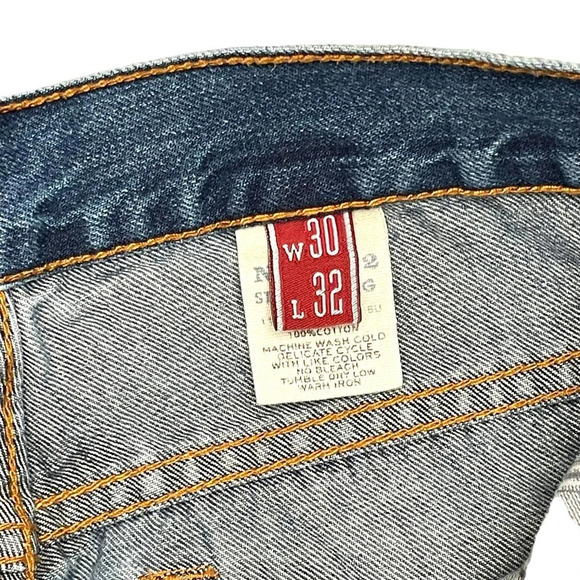 John B. Stetson 1312 Modern Straight Leg Jeans Western Rodeo Size 30x32 - Picture 5 of 10